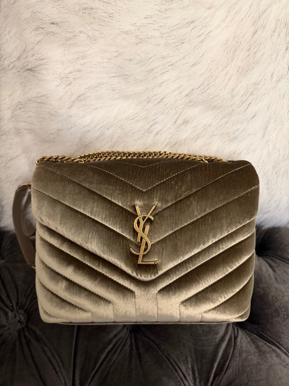 YSL Small Lou Lou Handbag with chain strap